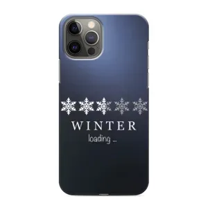 Зимні Чохли для Епл 11 Про Макс - прозорий фон (Winter loading)