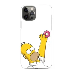 Чjхол з Сімпсонами для iPhone 11 Pro (VPrint) (Гомер з пончиком)