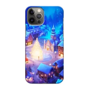 Рождественские Чехлы для iPhone 11 Pro (VPrint) (Рождественский город)