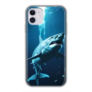 Чохол з картинкою 'Хижаки' для iPhone 11 (Акула під водою)