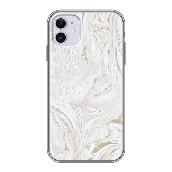 Чохол з принтом «Білий мрамор» для iPhone 11
