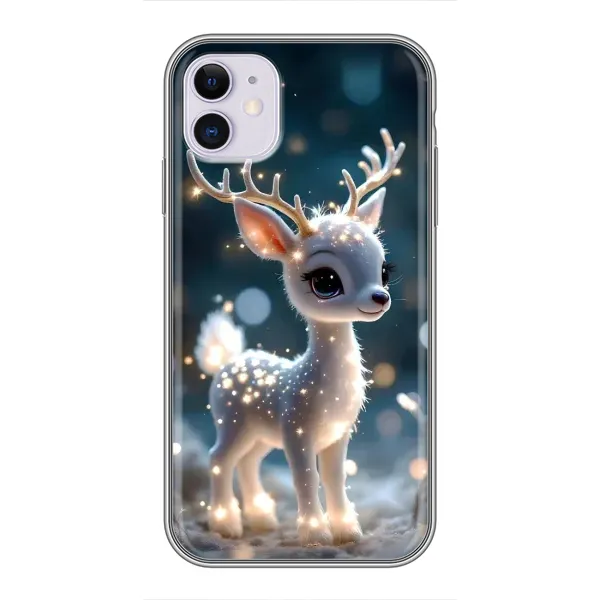 Чехол с принтом «Блестящий олененок» для iPhone 11