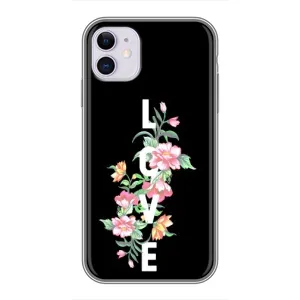 Чехлы для любимой на Еппл 11 (VPrint) (Квіти LOVE)