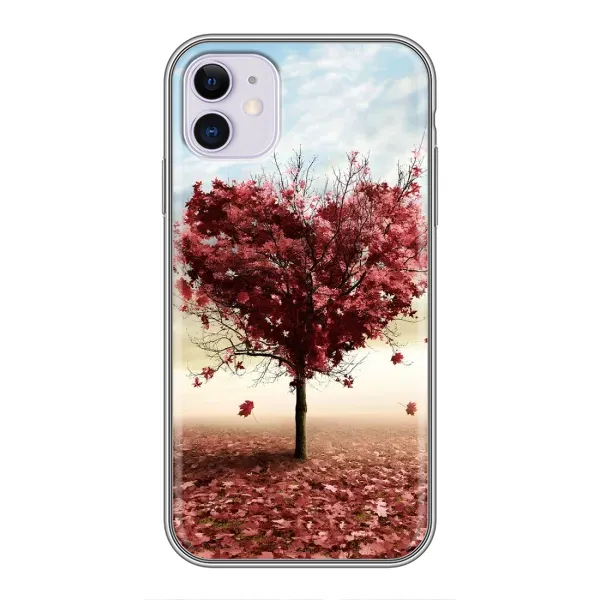 Чохол з принтом «Дерево серце» для iPhone 11 Чохол з принтом «Дерево серце» для iPhone 11