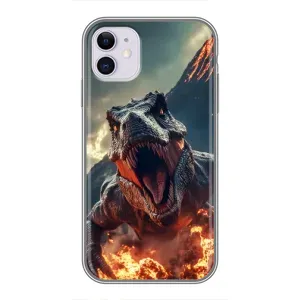 Чохол з картинкою 'Хижаки' для iPhone 11 (Вогняний динозавр)
