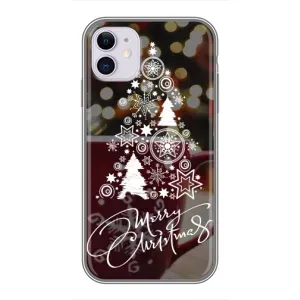 Рождественские Чехлы для iPhone 11 (VPrint) (Елочка узорная)