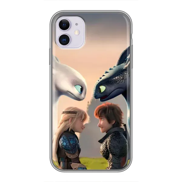 Чохол з принтом «Гикавка і Астрід» для iPhone 11 Чохол з принтом «Гикавка і Астрід» для iPhone 11