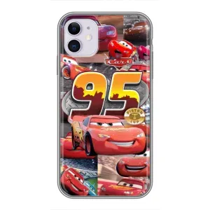 Силіконовий чохол Маквін для iPhone 11 (Колаж Блискавка Маквін)