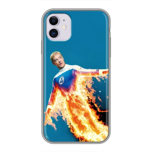 Чохол з принтом «Людина-факел у вогні» для iPhone 11 Чохол з принтом «Людина-факел у вогні» для iPhone 11