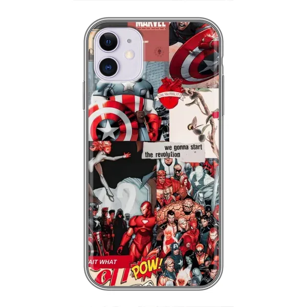 Чехол с принтом «Марвел Комикс» для iPhone 11 Чехол с принтом «Марвел Комикс» для iPhone 11