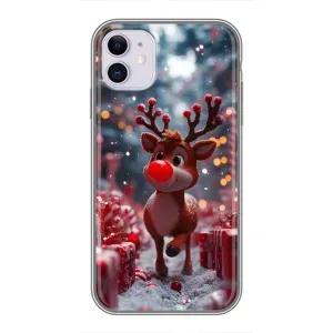 Чехол с принтом «Олень среди подарков» для iPhone 11