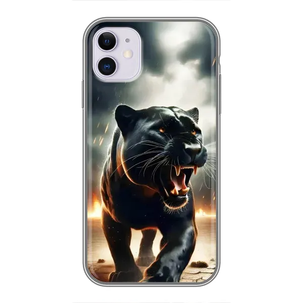 Чохол з принтом «Чорна пантера» для iPhone 11