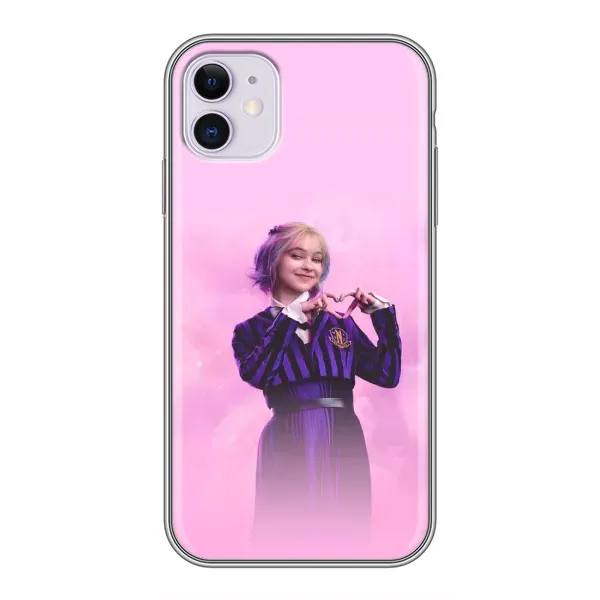 Чохол з принтом «Яскрава Енід Венздей» для iPhone 11 Чохол з принтом «Яскрава Енід Венздей» для iPhone 11