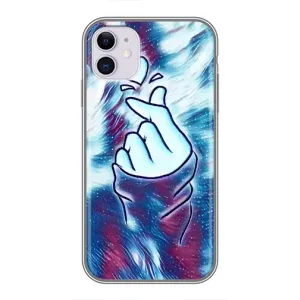 Чехол с принтом «Радужное сердце» для iPhone 11