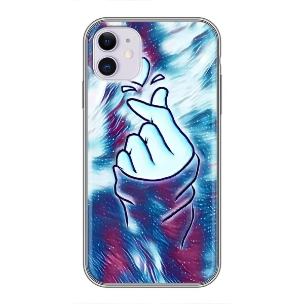 Чехол с принтом «Радужное сердце» для iPhone 11