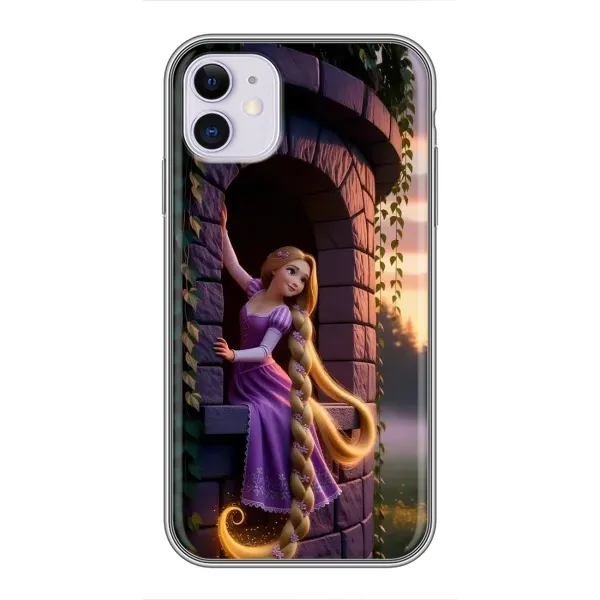 Чохол з принтом «Рапунцель на вежі» для iPhone 11