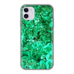 Чохол з принтом «Салатовий Мрамор» для iPhone 11