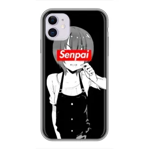 Чехол с принтом «Senpai» для iPhone 11