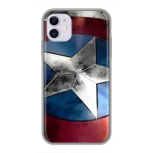 Чехол с принтом «Щит Капитана Америки» для iPhone 11