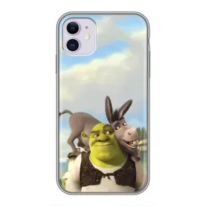 Чохол з мультфільмом Шрек на iPhone 11 (Шрек та Осел)