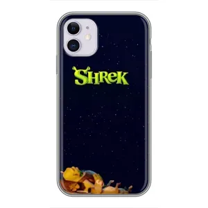 Чохол з мультфільмом Шрек на iPhone 11 (Відпочиваючий Шрек)