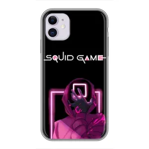 Чохол Гра в кальмара для iPhone 11 (Неоновий охоронець гри)