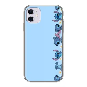 Чохол з принтом Стіч на iPhone 11 (Стіч фон)