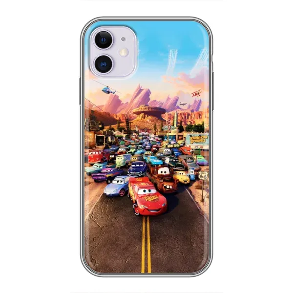Чохол з принтом «Тачки на трасі» для iPhone 11 Чохол з принтом «Тачки на трасі» для iPhone 11