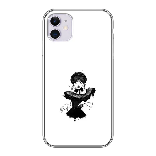 Чохол з принтом «танець Венздей» для iPhone 11