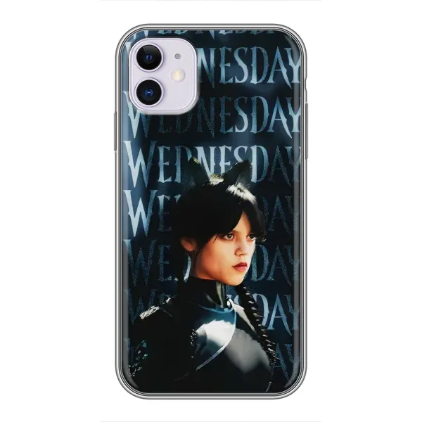 Чохол з принтом «Венздей кішка» для iPhone 11