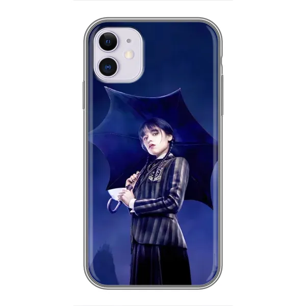 Чохол з принтом «Венздей з парасолькою» для iPhone 11