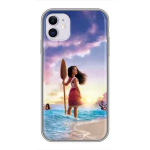 Чохол з мультфільмом Ваяна iPhone 11 (Моана з веслом)
