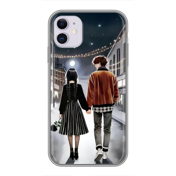Чохол з принтом «Венздей та Тайлер» для iPhone 11 Чохол з принтом «Венздей та Тайлер» для iPhone 11