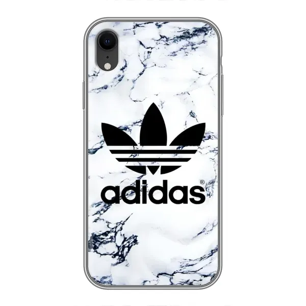 Чехол с принтом «Адидас на мраморе» для iPhone Xr