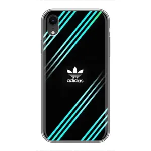 Чехол с принтом «Адидас с полосами» для iPhone Xr
