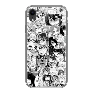Чехол с принтом «Ahegao manga» для iPhone Xr