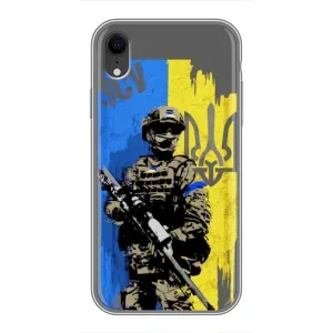 Чехлы с картинкой ЗСУ для iPhone Xr (AlphaPrint) (АРТ солдат)