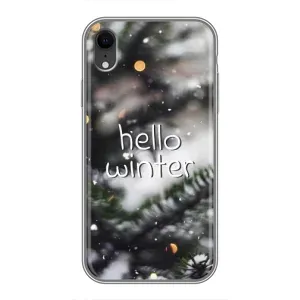 Новорічні, Святкові Чохли для iPhone Xr - 2024 год (Hello winter)