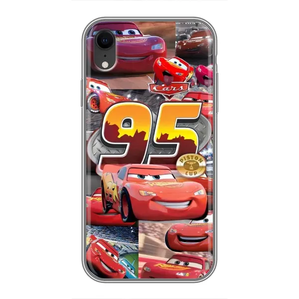 Чохол з принтом «Колаж Блискавка Маквін» для iPhone Xr