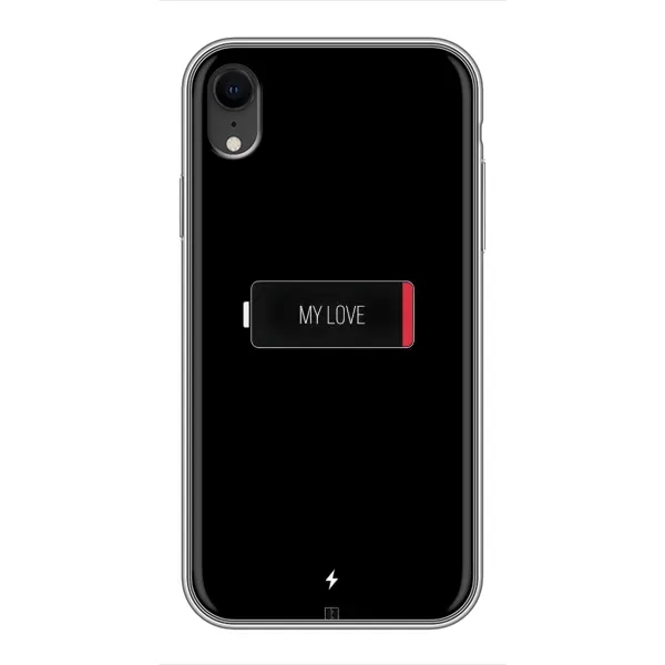Чехол с принтом «Love battery» для iPhone Xr Чехол с принтом «Love battery» для iPhone Xr