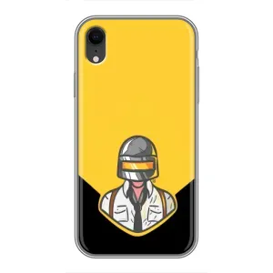 Чохол з принтом «Пабг в шоломі» для iPhone Xr