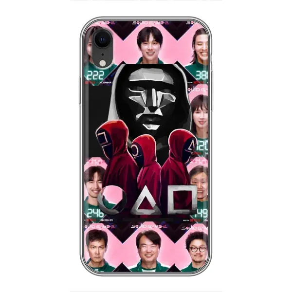Чохол з принтом «Учасники Гра кальмара» для iPhone Xr