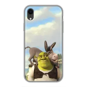 Чохол з мультфільмом Шрек на iPhone Xr (Шрек та Осел)
