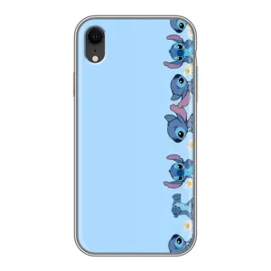 Чохол з принтом Стіч на iPhone Xr (Стіч фон)