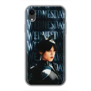 Чохли Венсдей на iPhone Xr Уенсдей (AlphaPrint) (Венздей кішка)