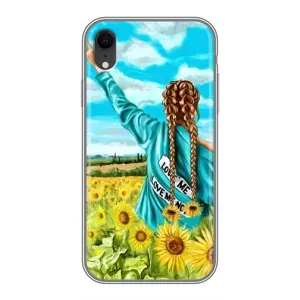 Чохол для Патріота України iPhone Xr - (AlphaPrint) (Україночка)