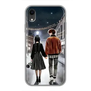 Чохол з дизайном Венздей 2 на iPhone Xr (Венздей та Тайлер)