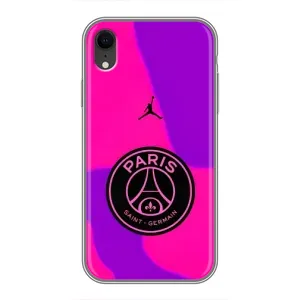 Чохли PSG для iPhone Xr (AlphaPrint) (яскравий ПСЖ)