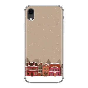 Новорічні, Святкові Чохли для iPhone Xr - 2024 год (Зимове місто)