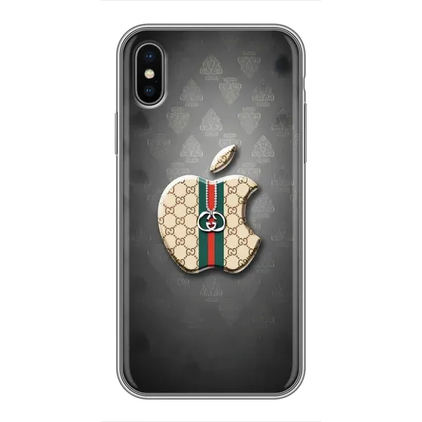 Чехол с принтом «Apple gucci» для iPhone Xs Max